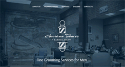 Desktop Screenshot of americantobaccobarbershop.com